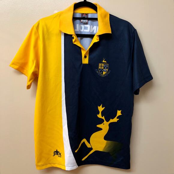 Australian Lincoln College Soccer Polo Men's Medium - Picture 1 of 12
